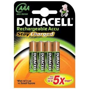PILA DURACELL LR03 B4 STAY CHARGED
